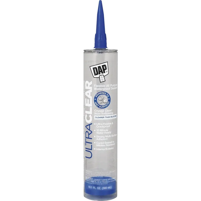 DAP 18388 Ultra Clear 10.1 Oz Flexible Elastomeric Sealant Clear