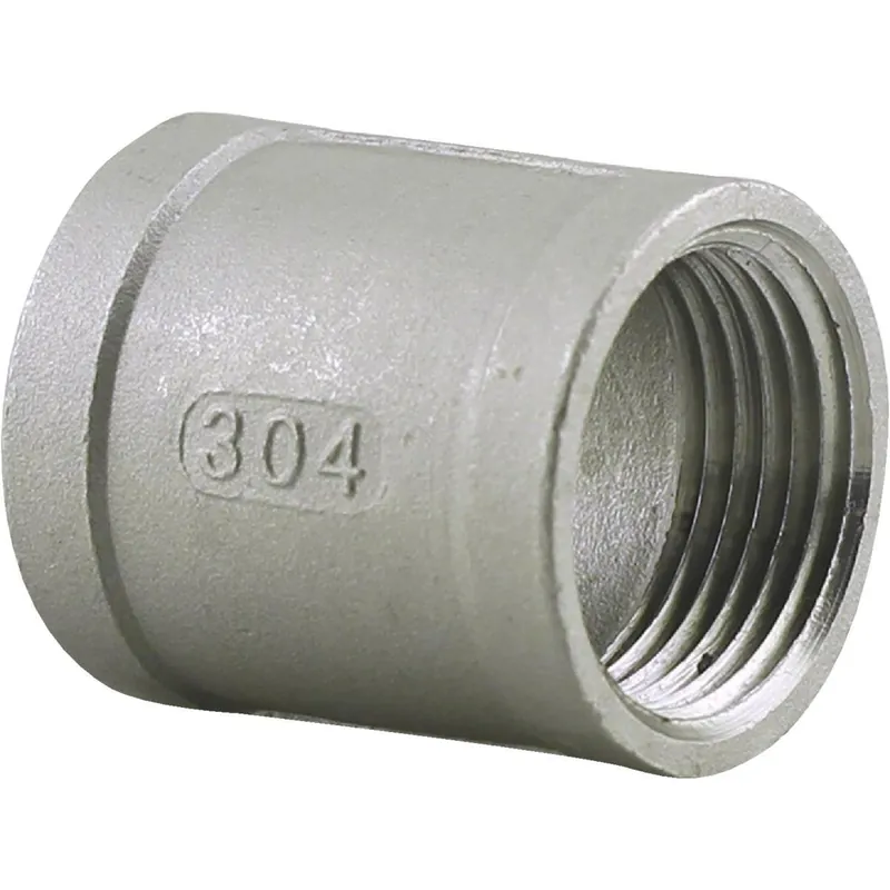 PLUMBEEZE U2-SSC-05 1/2 In. FIP Stainless Steel Coupling