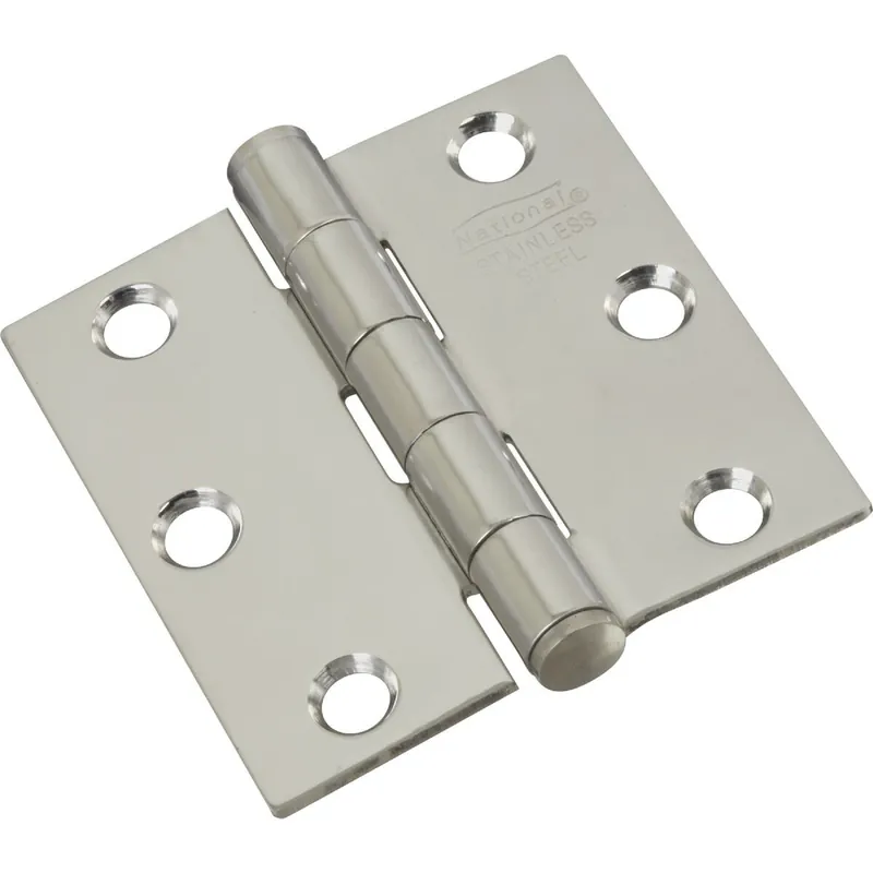 National N276972 Door Hinge 2 1/2 In. Square (2-Pack)