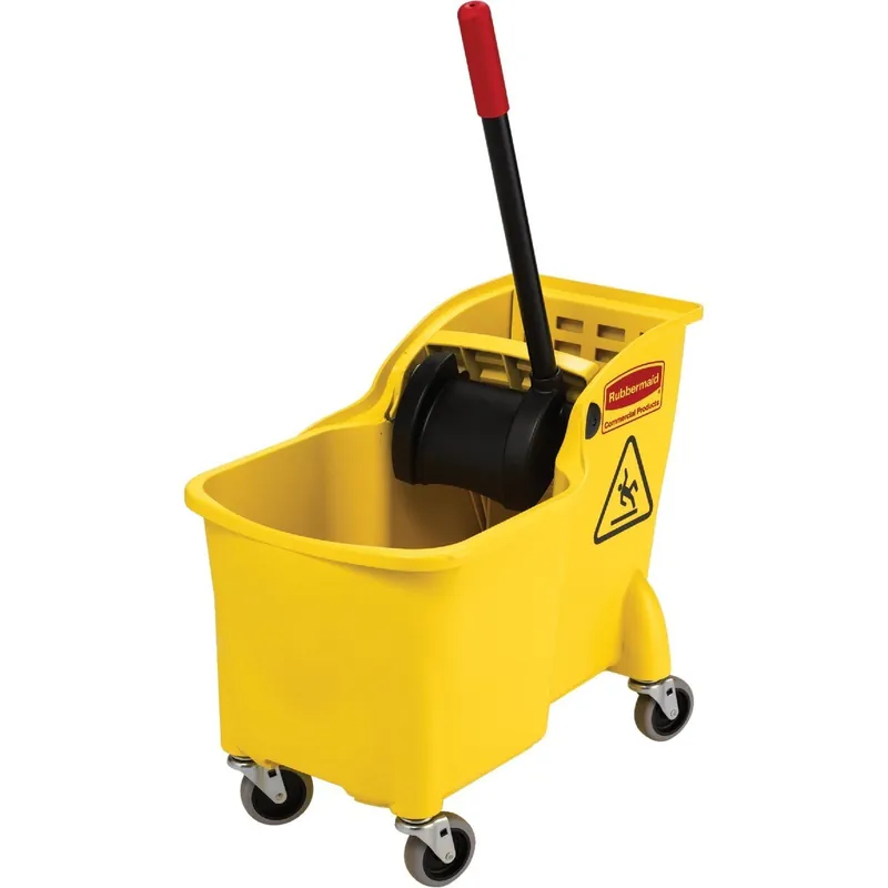 Rubbermaid 1887304 Commercial 31 Qt. Tandem Bucket and Wringer