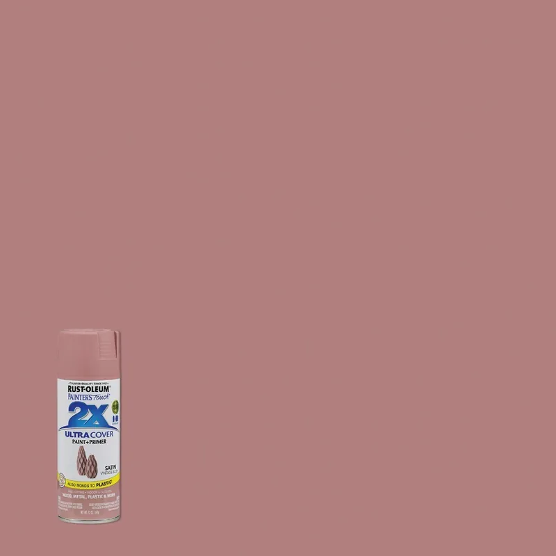 Rust-Oleum 299887 Painter's Touch 2X Ultra Cover 12 Oz. Satin Paint + Primer Spray Paint