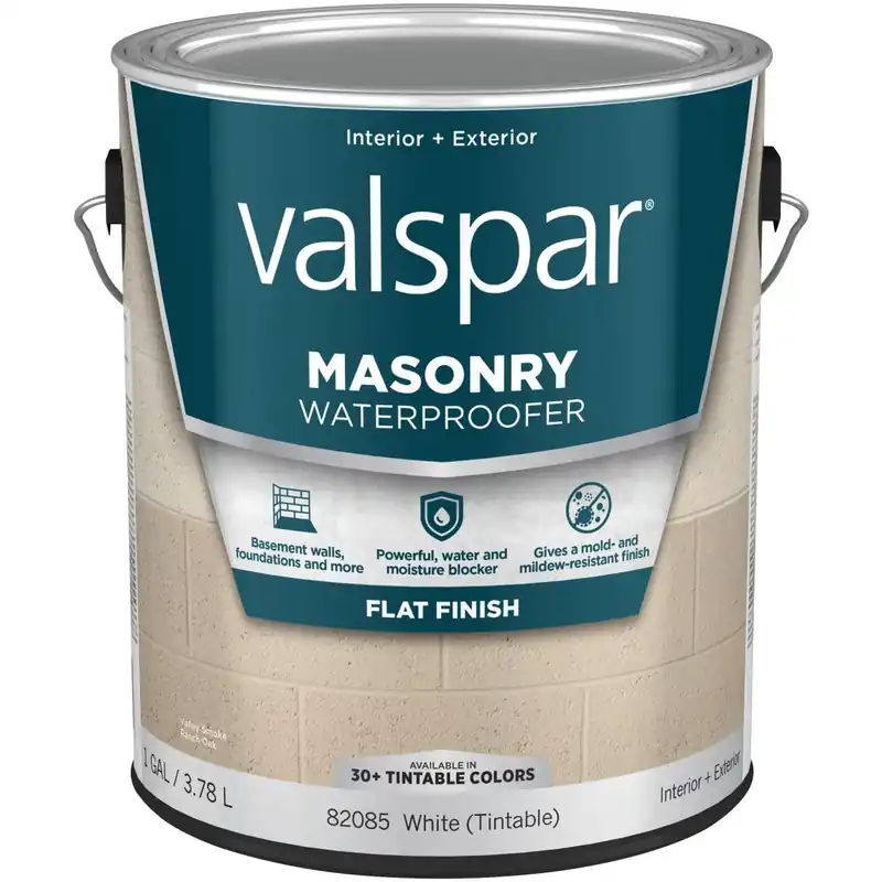Valspar 024.0082085.007 White Latex Masonry Waterproofer 1 Gal.