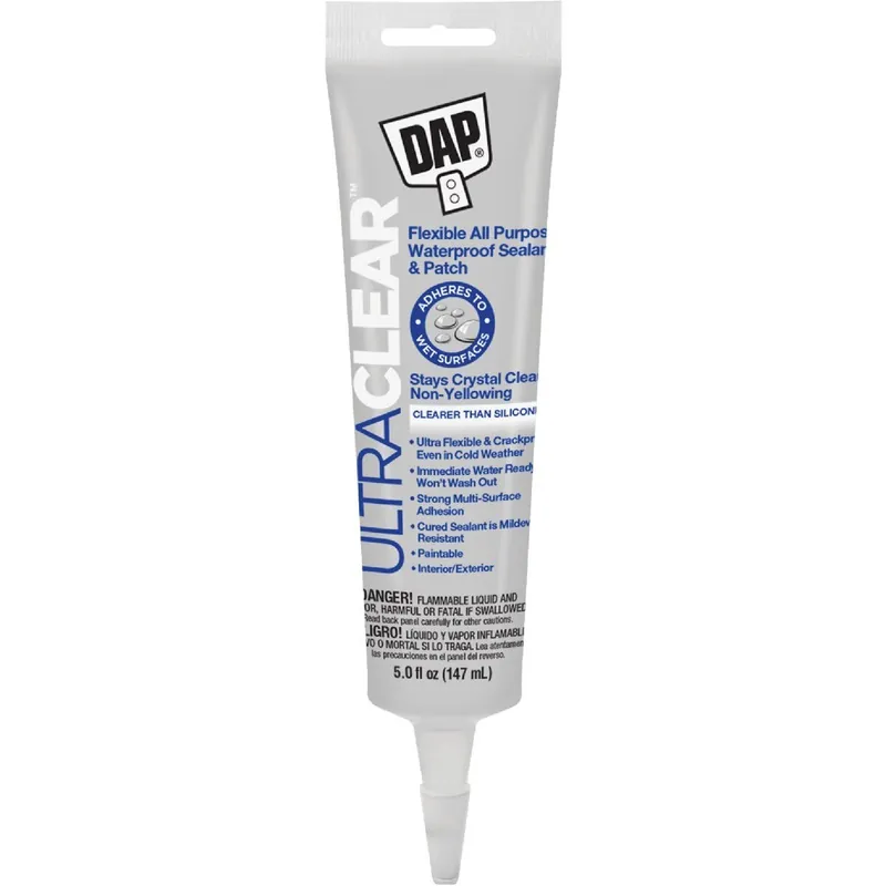 DAP 18387 Ultra 5 Oz. Flexible Elastomeric Sealant Clear