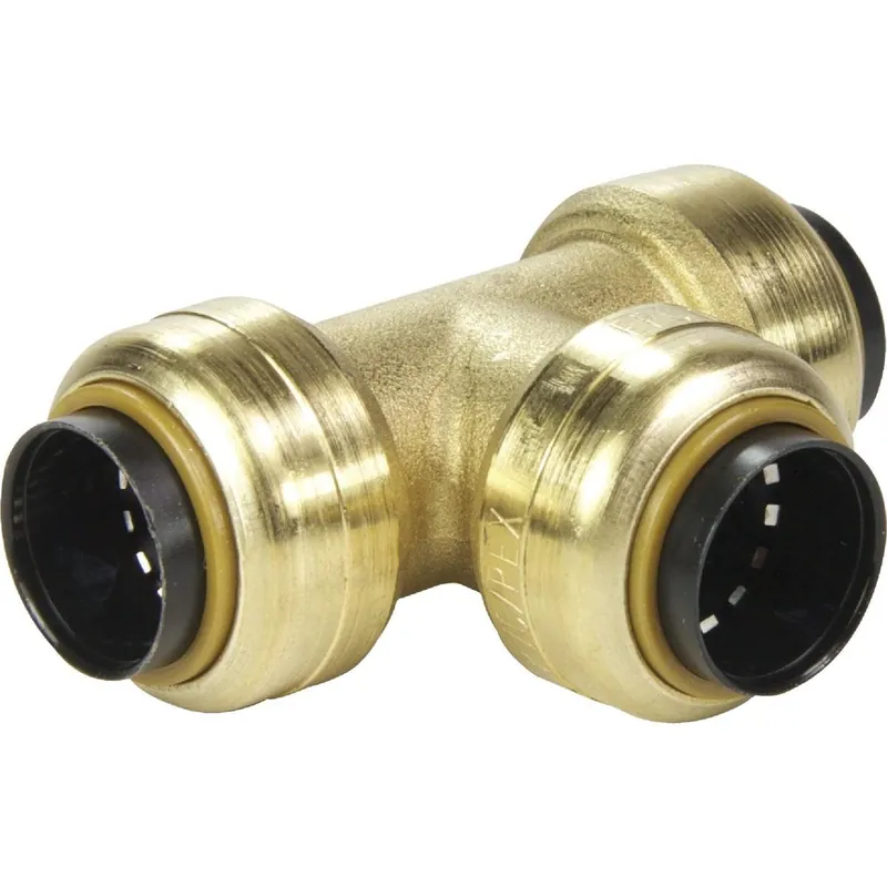 SharkBite U454LFA Push-to-Connect Tee 3/4 In. X 1/2 In. X 1/2 In.
