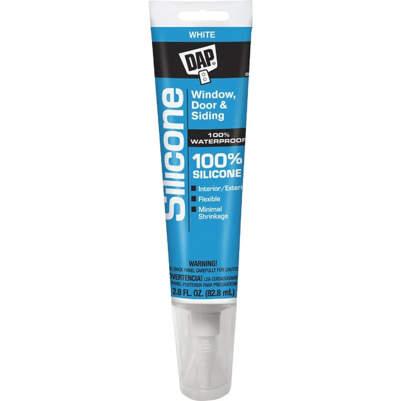 DAP 00752 Window, Door & Siding Silicone Sealant 2.8 Oz.