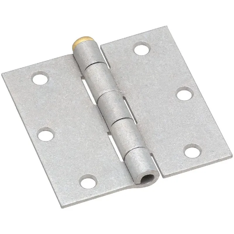National N208843 Broad Door Hinge 3-1/2 In. Square 2-Pack
