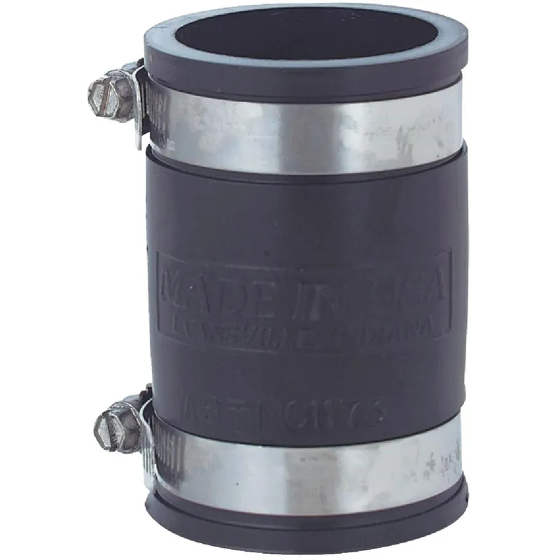 Fernco P1056-125 Plastic to Plastic PVC Coupling