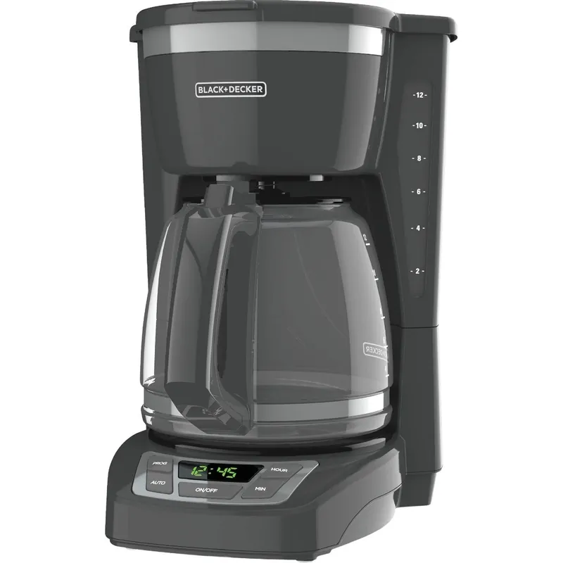 Black & Decker CM1165GY 12 Cup Programmable Gray Coffee Maker