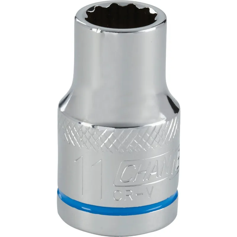 Channellock 397601 1/2 In. Drive 11 mm 12-Point Shallow Metric Socket