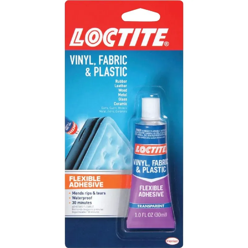 Loctite 1360694 Clear Vinyl, Fabric, & Plastic Flexible Repair Adhesive