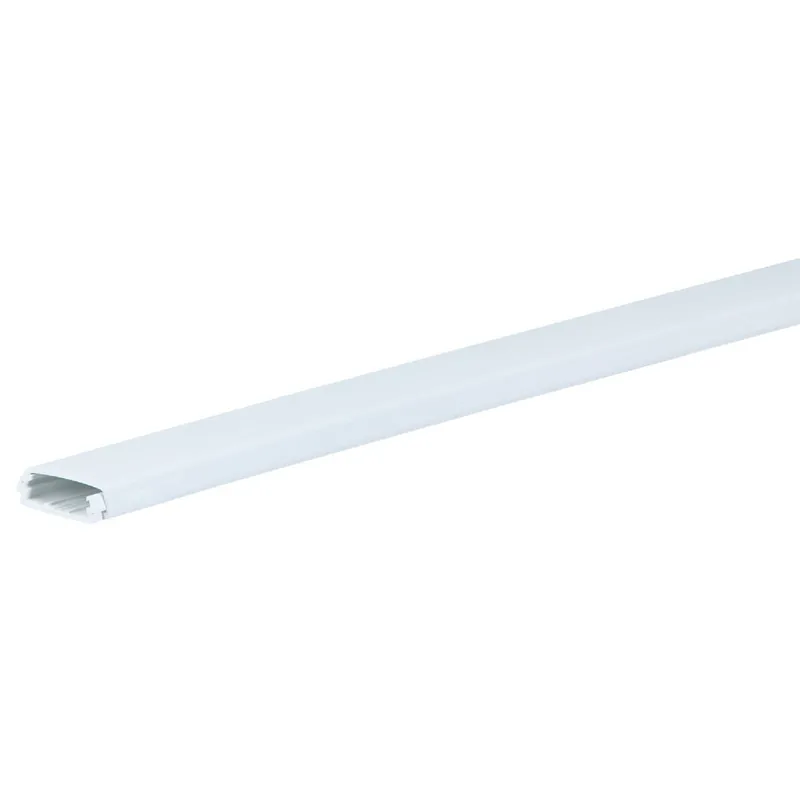 Wiremold NMW1 White Channel 1-5/16 in. W x 7/16 in. H x 5 ft. L