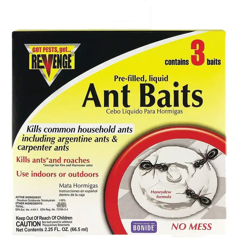 Bonide 45100 Revenge 2.5 Oz Liquid Ant Bait Station (3-Pack)