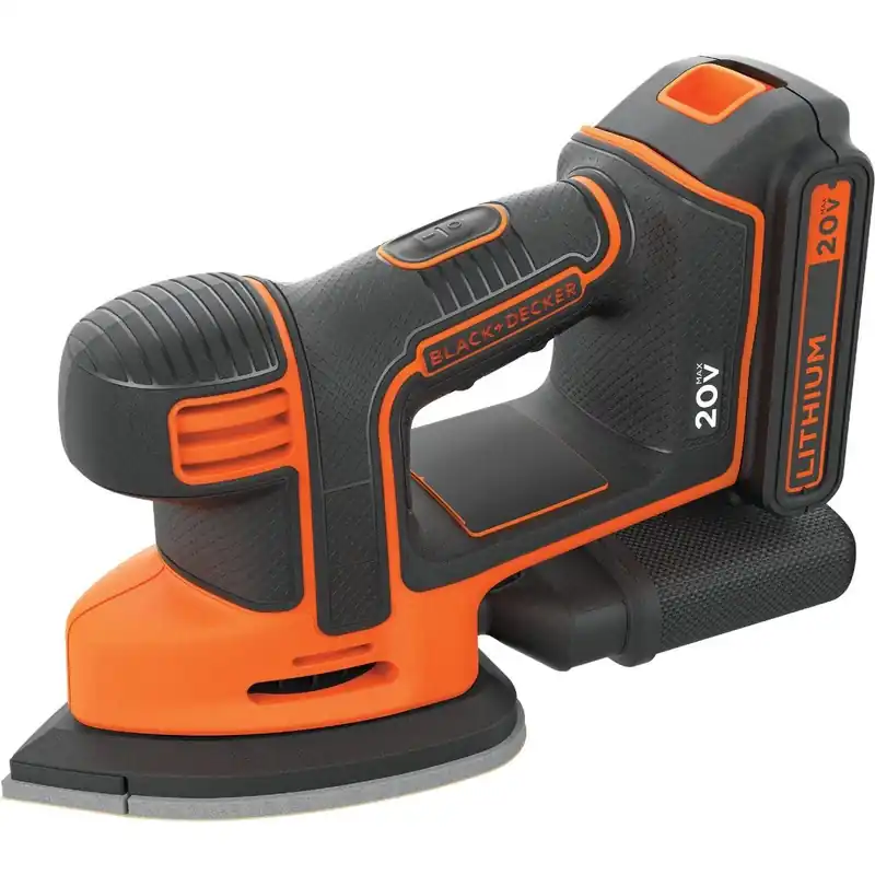 Black & Decker BDCMS20C 20 Volt MAX Lithium-Ion Mouse Cordless Finish Sander