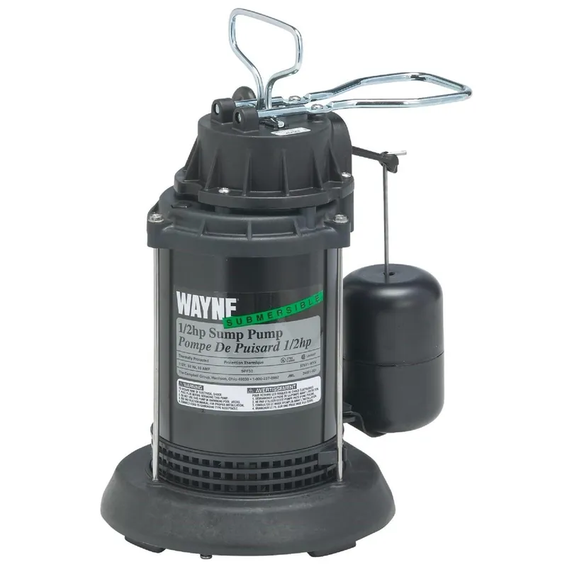 Wayne Water Systems SPF50 Wayne SPF Series 1/2 HP 115V Submersible Sump Pump