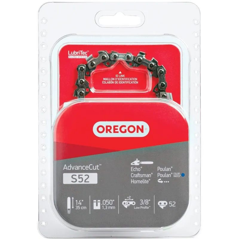 Oregon Cutting S52 Chainsaw Chain 14 In.