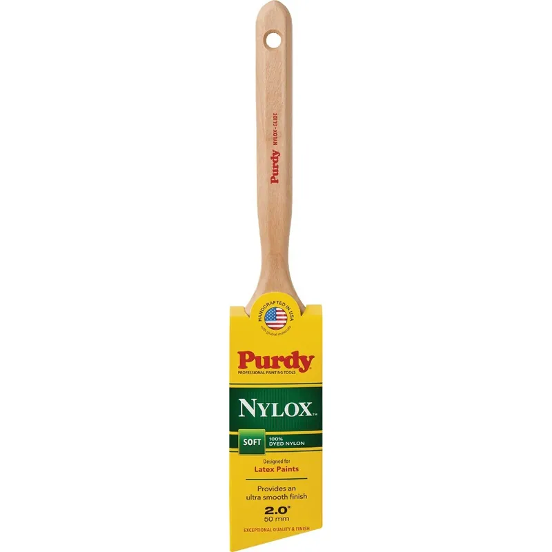 Krylon 144152220 Purdy Nylox Glide 2 In. Angular Trim Soft Paint Brush