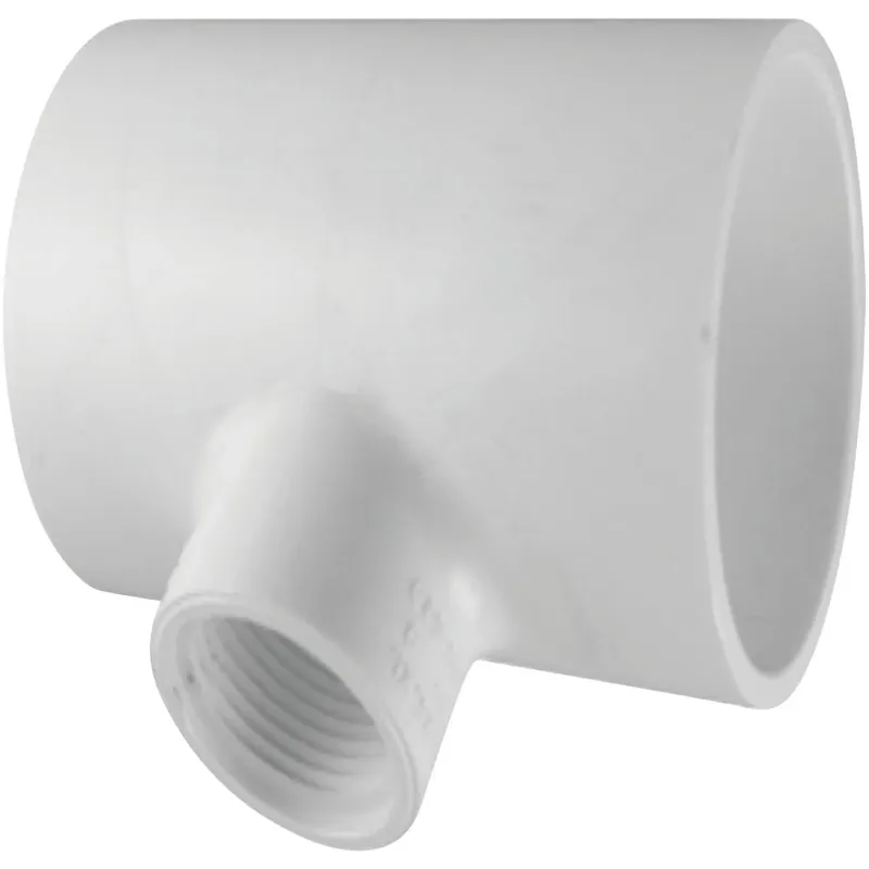 Charlotte Pipe PVC024014900HA Solvent Weld x 1/2 In. FIP Schedule 40 PVC Tee