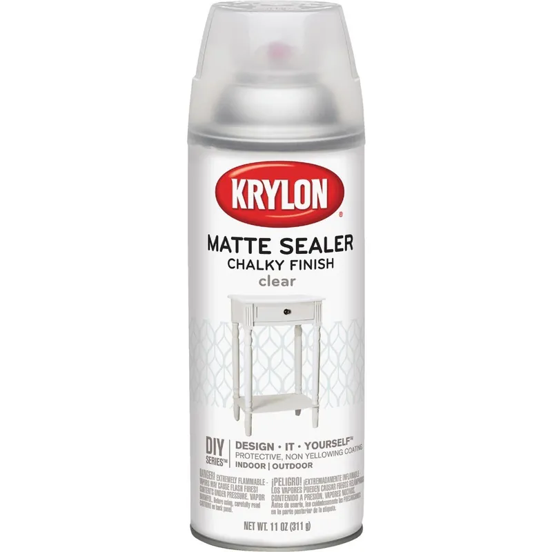 Krylon K04117007 Chalk Spray Paint Sealer Clear 11 Oz Replacement MPN