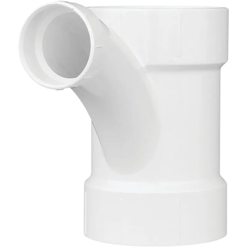 Charlotte Pipe PVC005021600HA 4 In. X 4 In. X 2 In. Reducing Tee-Wye