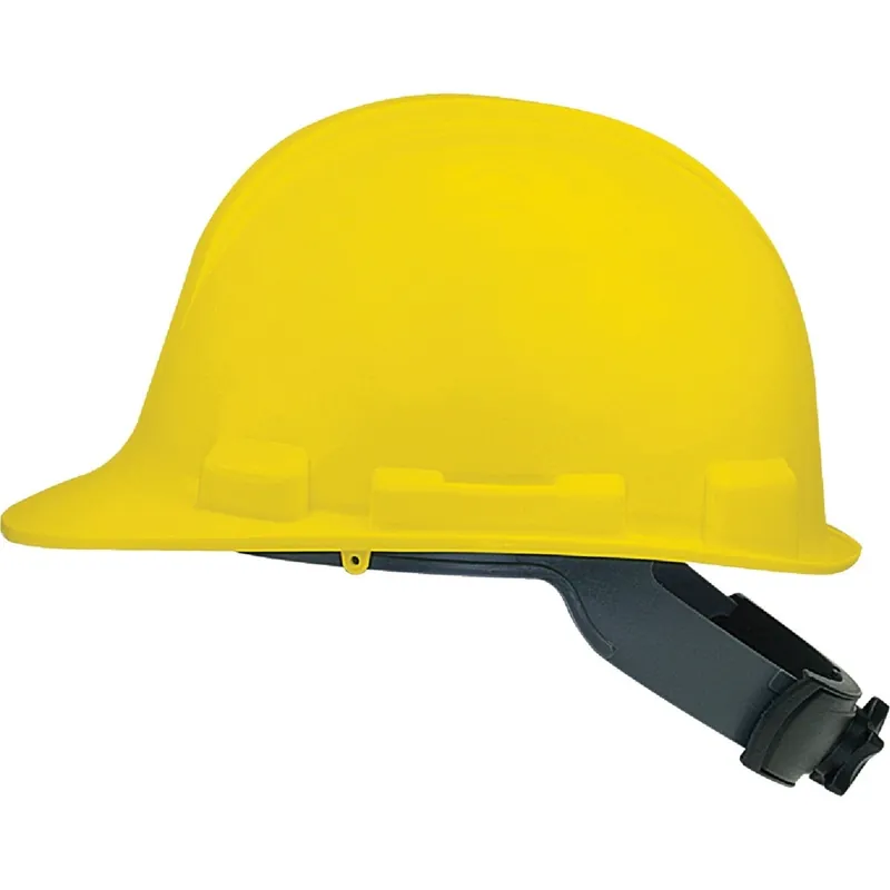 Safety Works SWX00347 Yellow Cap Style Wheel Ratchet Hard Hat