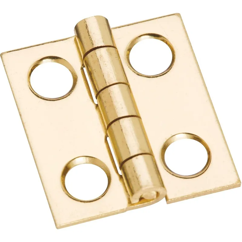 National N211276 3/4 In. x 11/16 In. Medium Clear Coat Decorative Hinge