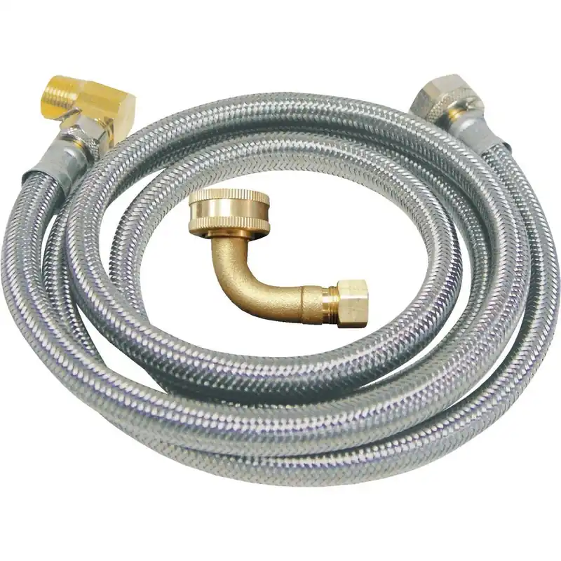 B&K 496-203 MUE496-203 Dishwasher Connector 3/8 In. x 3/8 In. x 72 In. L
