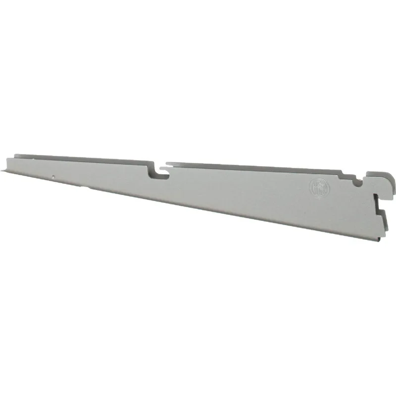 Organized Living 7913141245 FreedomRail 12 In. Nickel Twin Shelf Bracket
