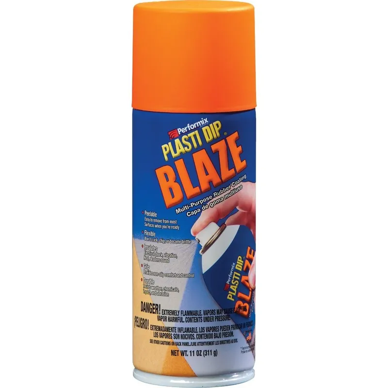 Performix 11218-6 PDI Plasti Dip Orange Blaze Rubber Coating Spray Paint