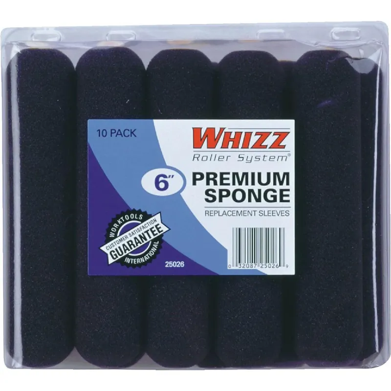 Whizz 25026 mini roller cover 6 inches x 1/4 inches (10-pack)