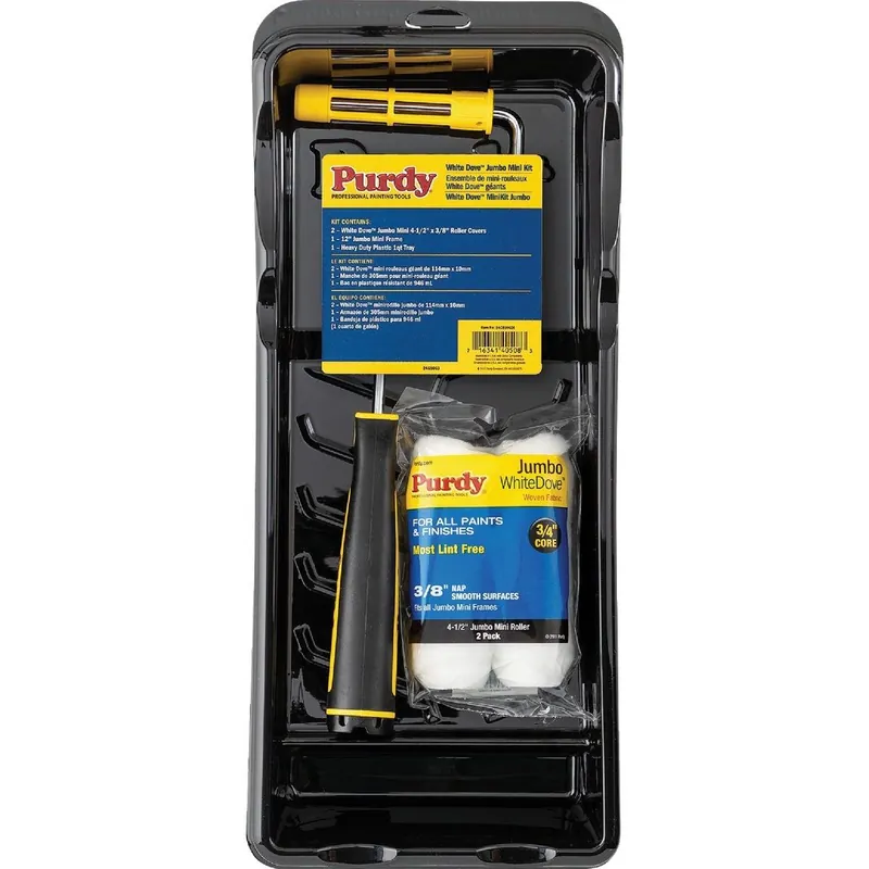 Purdy 14C810600 Jumbo Mini Trim Roller Kit 4.5 In. x 3/8 In. Replacement MPN