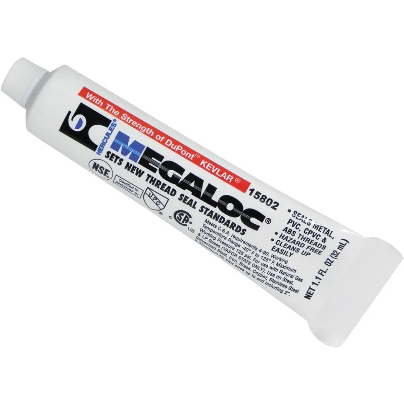 Hercules 15802 Megaloc 1.1 Fl. Oz. Blue Thread Sealant