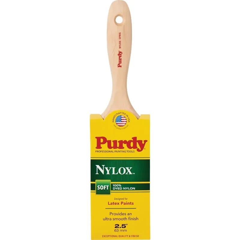 Purdy 144380225 Nylox Sprig 2-1/2 In. Flat Trim Soft Paint Brush