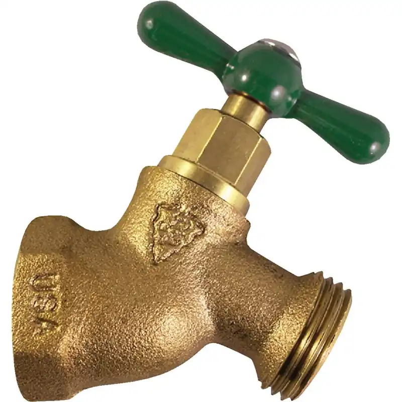 Arrowhead Brass 353LF 3/4 In. FIP x 3/4 In. Male Hose Thread No-Kink Hose Bibb