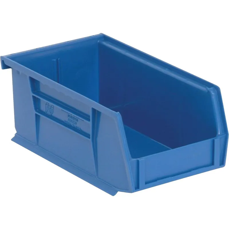 Quantum Storage RQUS220BL-UPC Small Blue Stackable Parts Bin