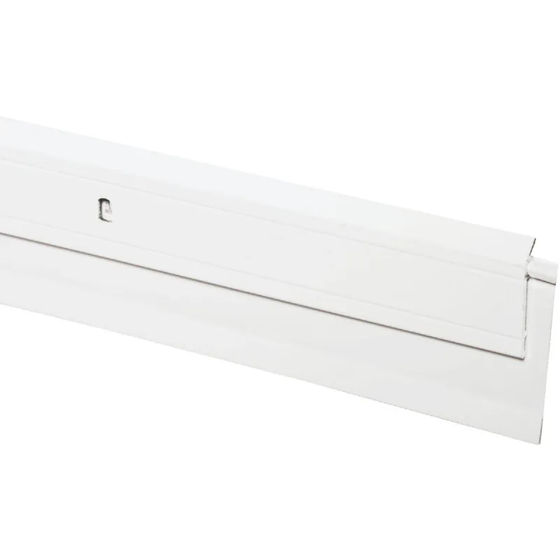 M-D 05769 2 In. W. x 36 In. L. White Heavy-Duty Aluminum And Vinyl Door Sweep