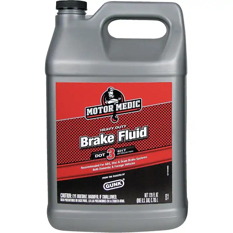 Motor Medic M4434 1 Gal. Heavy-Duty DOT 3 Brake Fluid