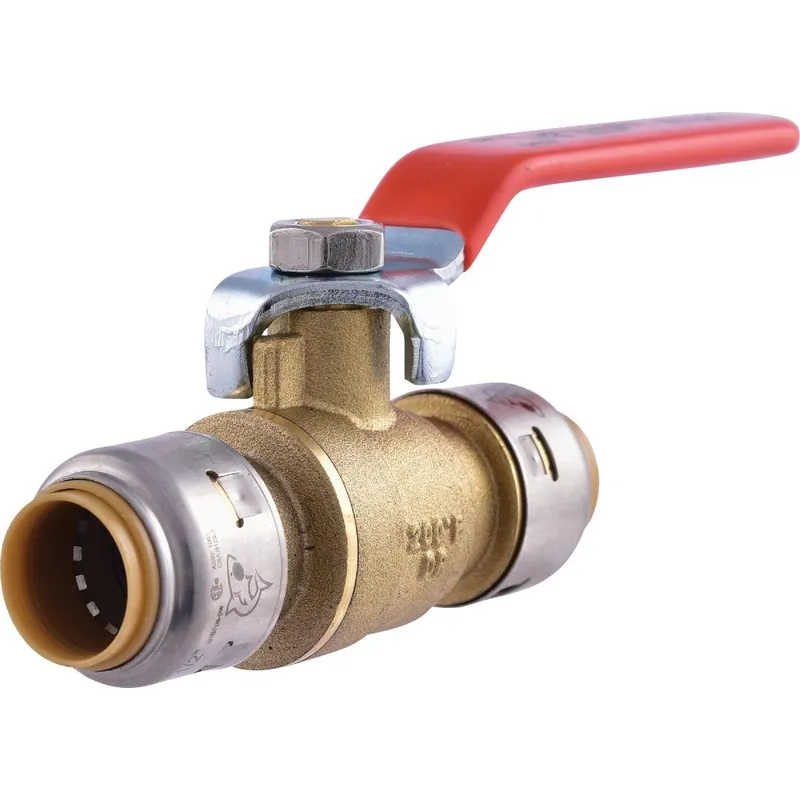 SharkBite UR22222A 1/2 In. Brass Push-Fit Ball Valve