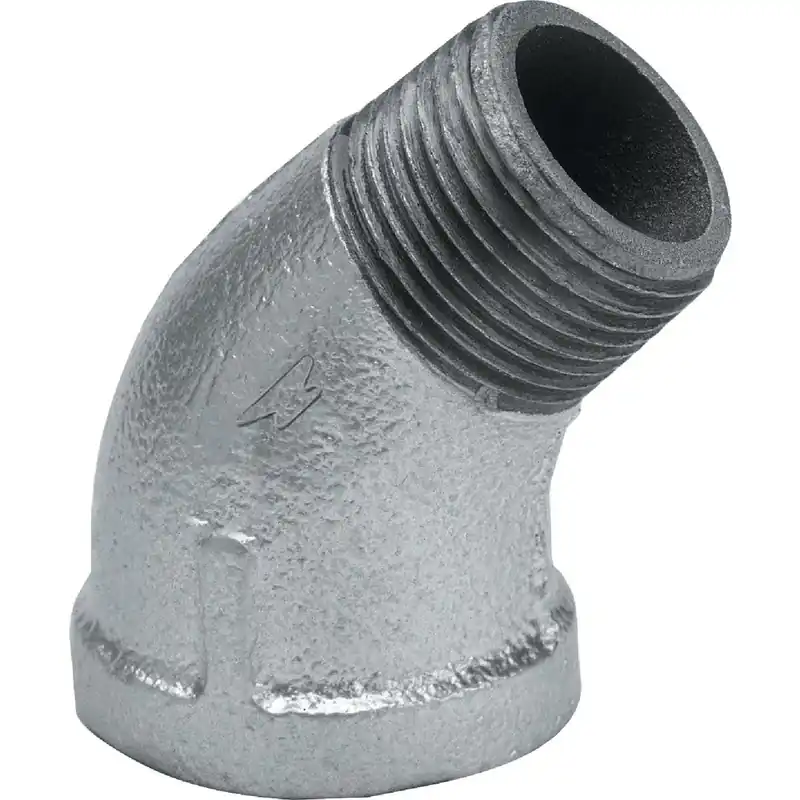 Anvil 8700128450 3/8 In. 45 Deg. Street Galvanized Elbow (1/8 Bend)