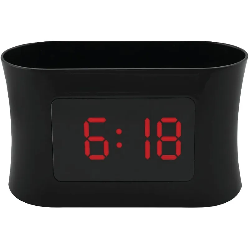 RCA RCDC45 RCA USB Alarm Clock with Storage Caddy