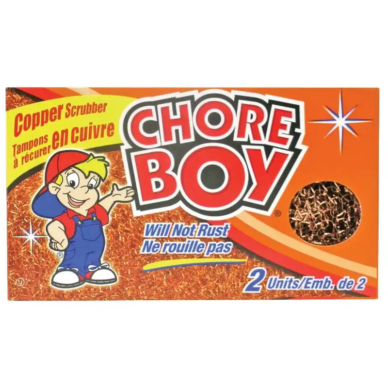 Chore Boy 86909618941 Copper Scouring Pad (2-Count)