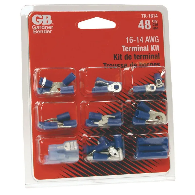 Gardner Bender TK-1614 14 to 16 AWG 48 Pieces Wire Terminal Kit