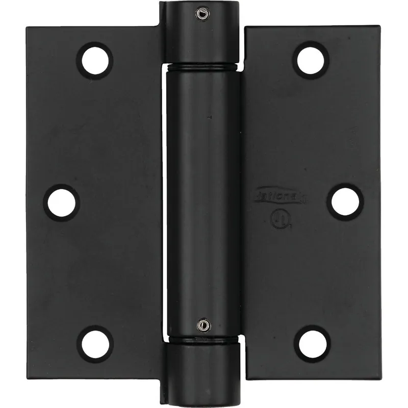 National N350769 3.5 In. Square Oil Rubbed Bronze Spring Door Hinge