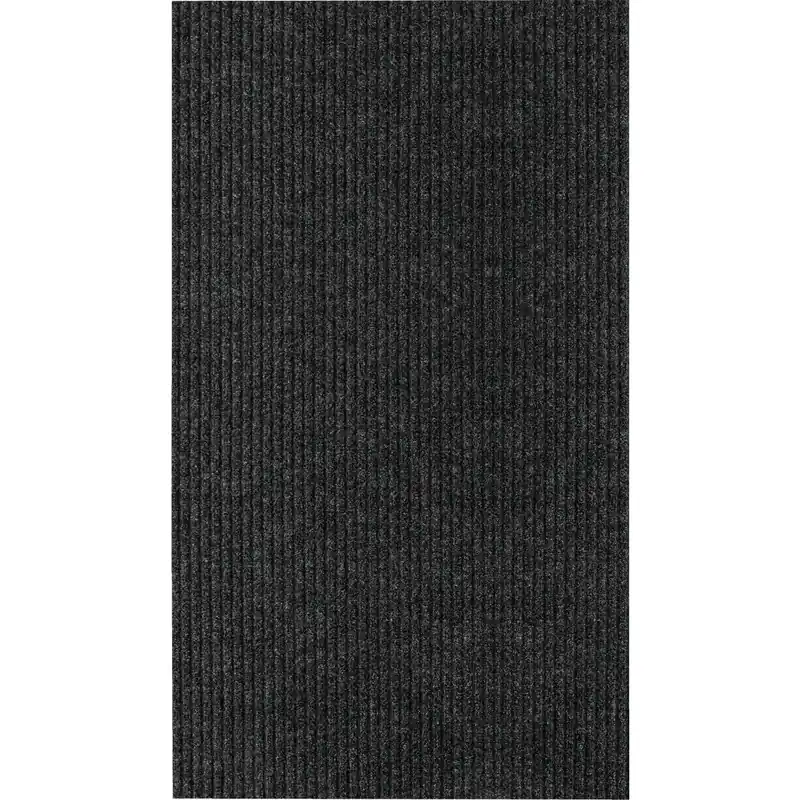 Multy Home MT1000165 Concord 4 Ft. x 6 Ft. Charcoal Carpet Utility Floor Mat