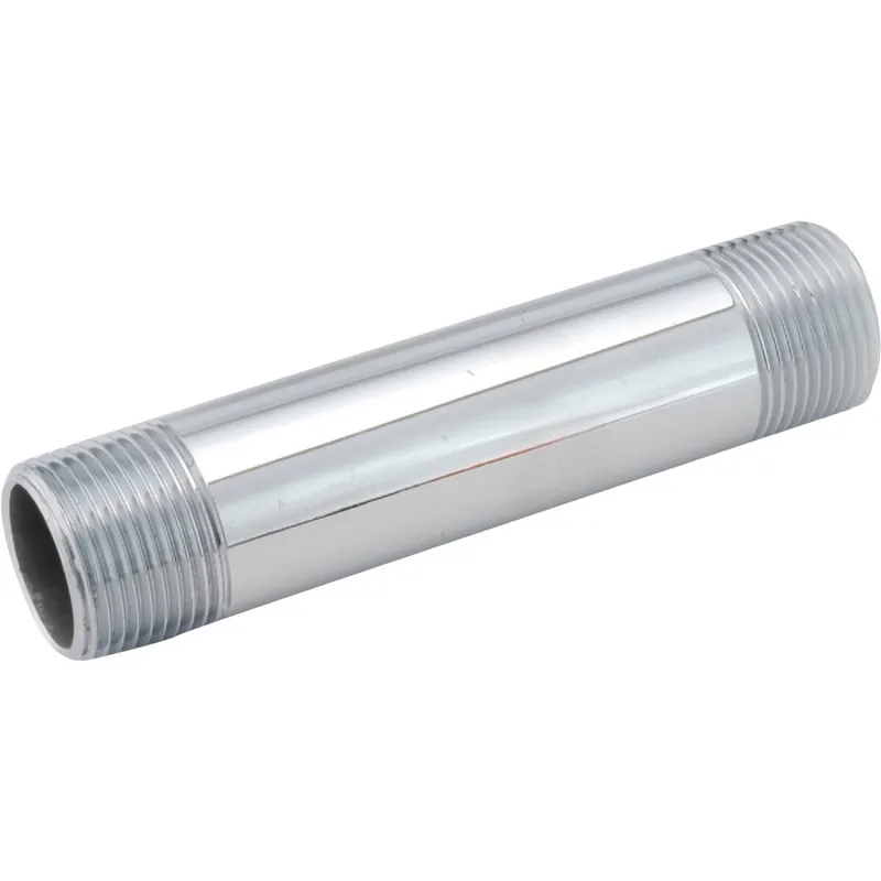 Anderson Metals 38310-0630 Brass Chrome Nipple 3/8 In. MIP x 3 In.