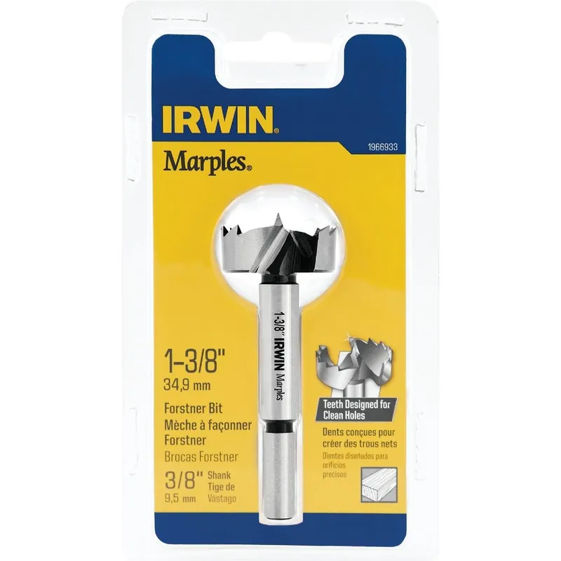 Irwin 1966933 Marples 1-3/8 In. x 3-1/2 In. Reduced Forstner Drill Bit