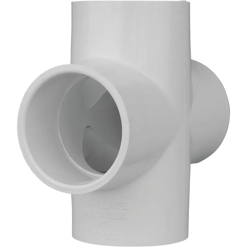 Charlotte Pipe PVC024101400HA Schedule 40 2 in. PVC Pipe Cross