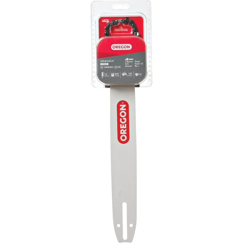 Oregon Cutting 27856 Oregon AdvanceCut 14 In. 52 Drive Links Reversible Bar & Chain Replacement Combo