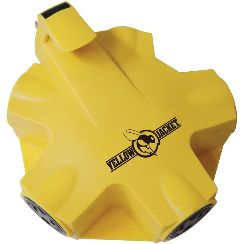 Yellow Jacket 827362 Yellow 15A 5-Outlet Outdoor Tap