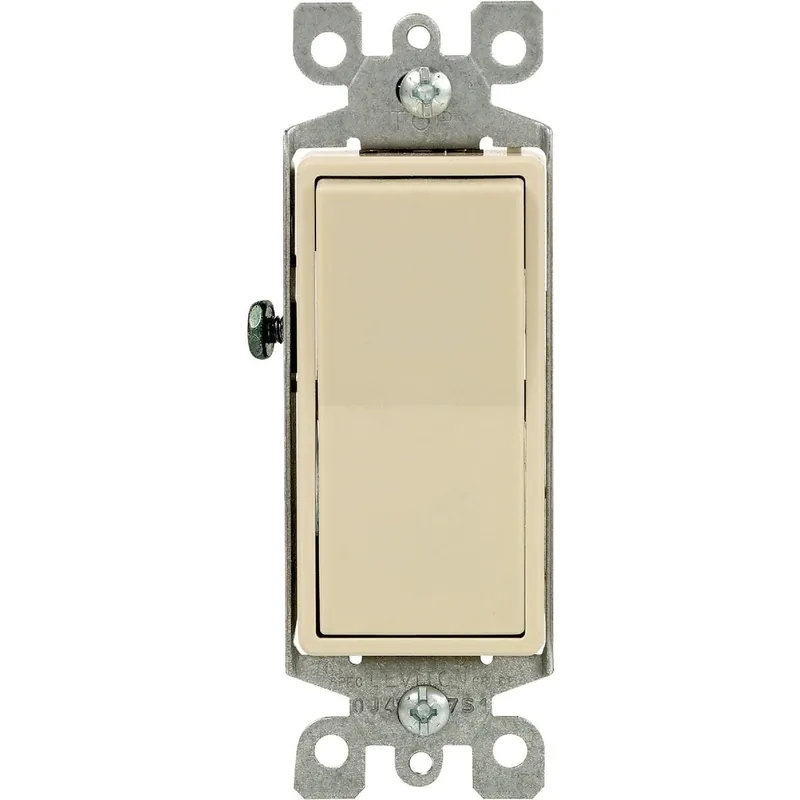Leviton S11-05621-2IS Decora Commercial Grade 20 Amp Rocker Single Pole Switch