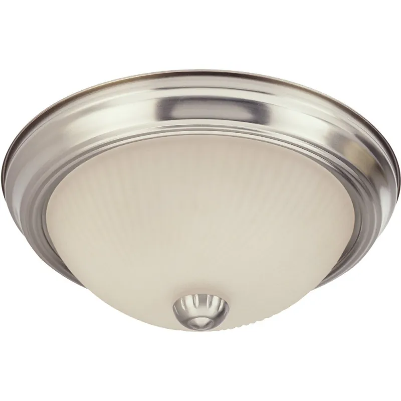 Home Impressions IFM211BN Ceiling Light Fixture 11 In. Brushed Nickel